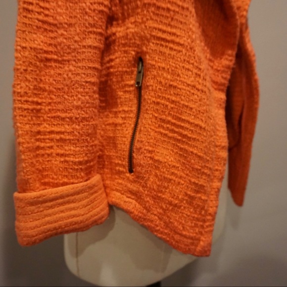 Go Make Noise Coral Tweed Moto Blazer - Picture 3 of 7